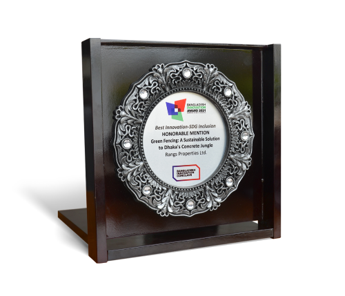 Honored for Pioneering Sustainable Green Solutions in Dhaka